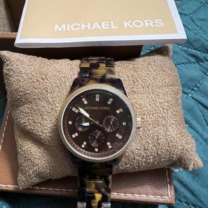 Michael Kors Tortoise Watch